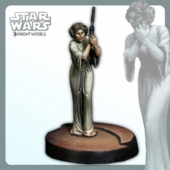 Star Wars Miniature Model Kit Leia Organa 30 mm